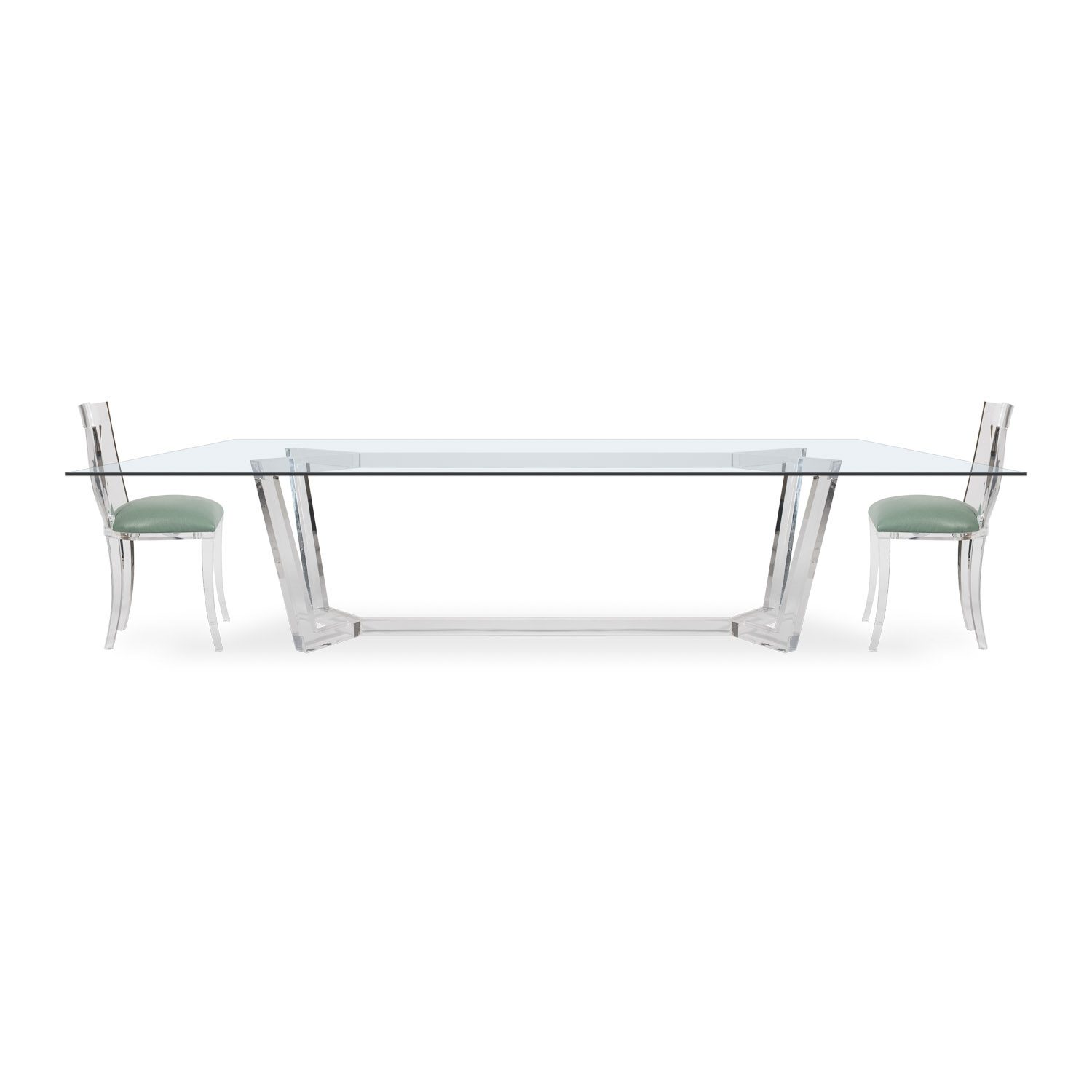 Emmanuel Perspex Dining Table