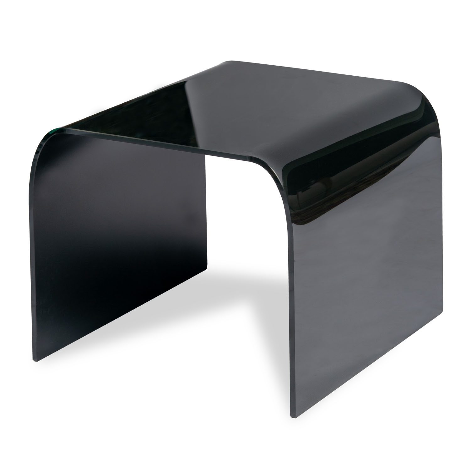 U Bend Side Table Black