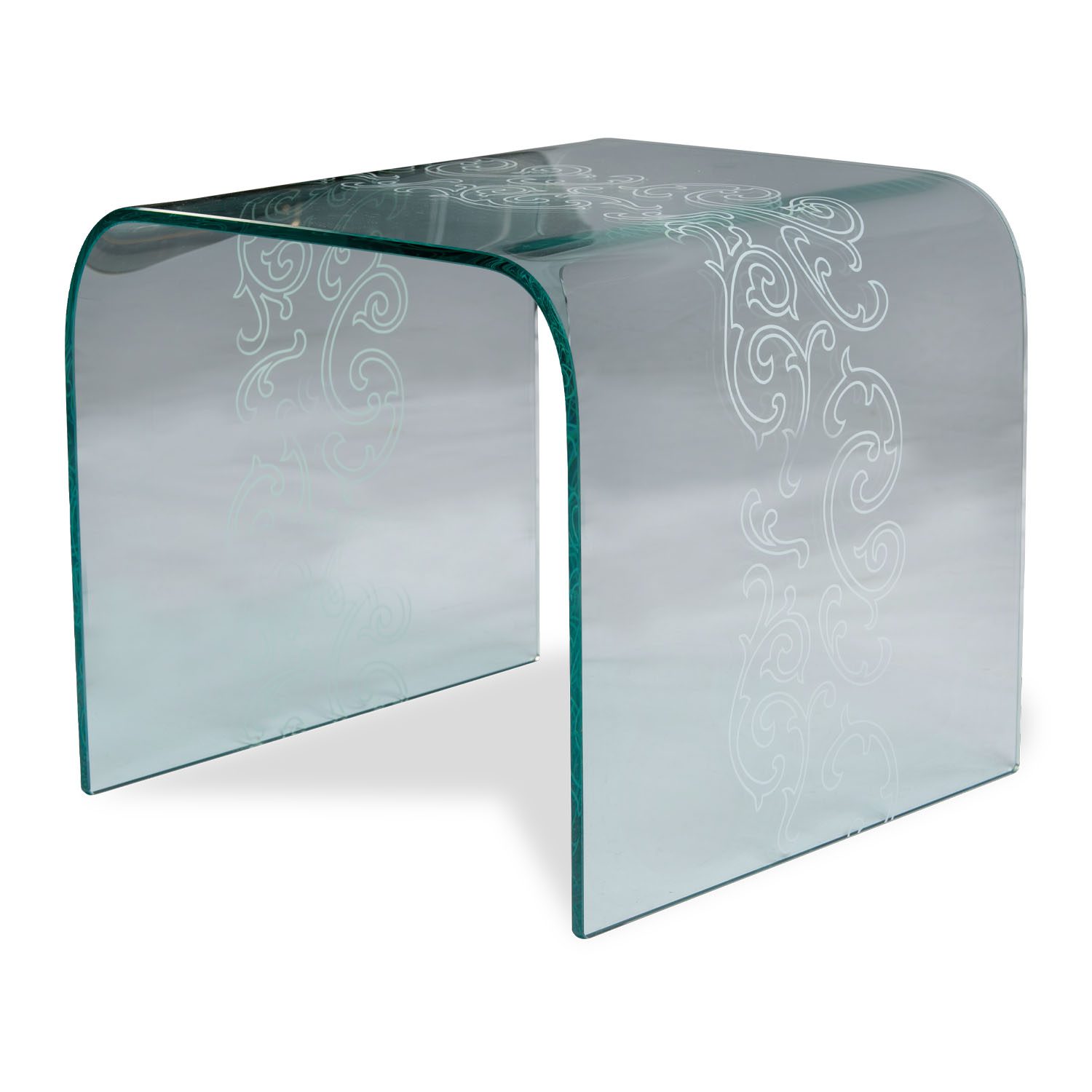 U Glass Side Table - Medium